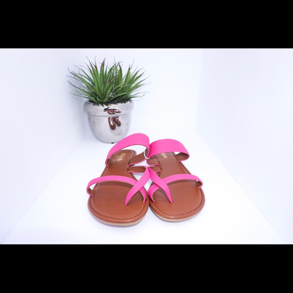 Pink sandals